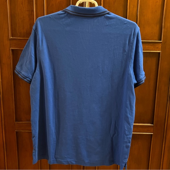 Merona Royal Blue XL Ultimate Polo with Black Contrast Tipping - Picture 3 of 8